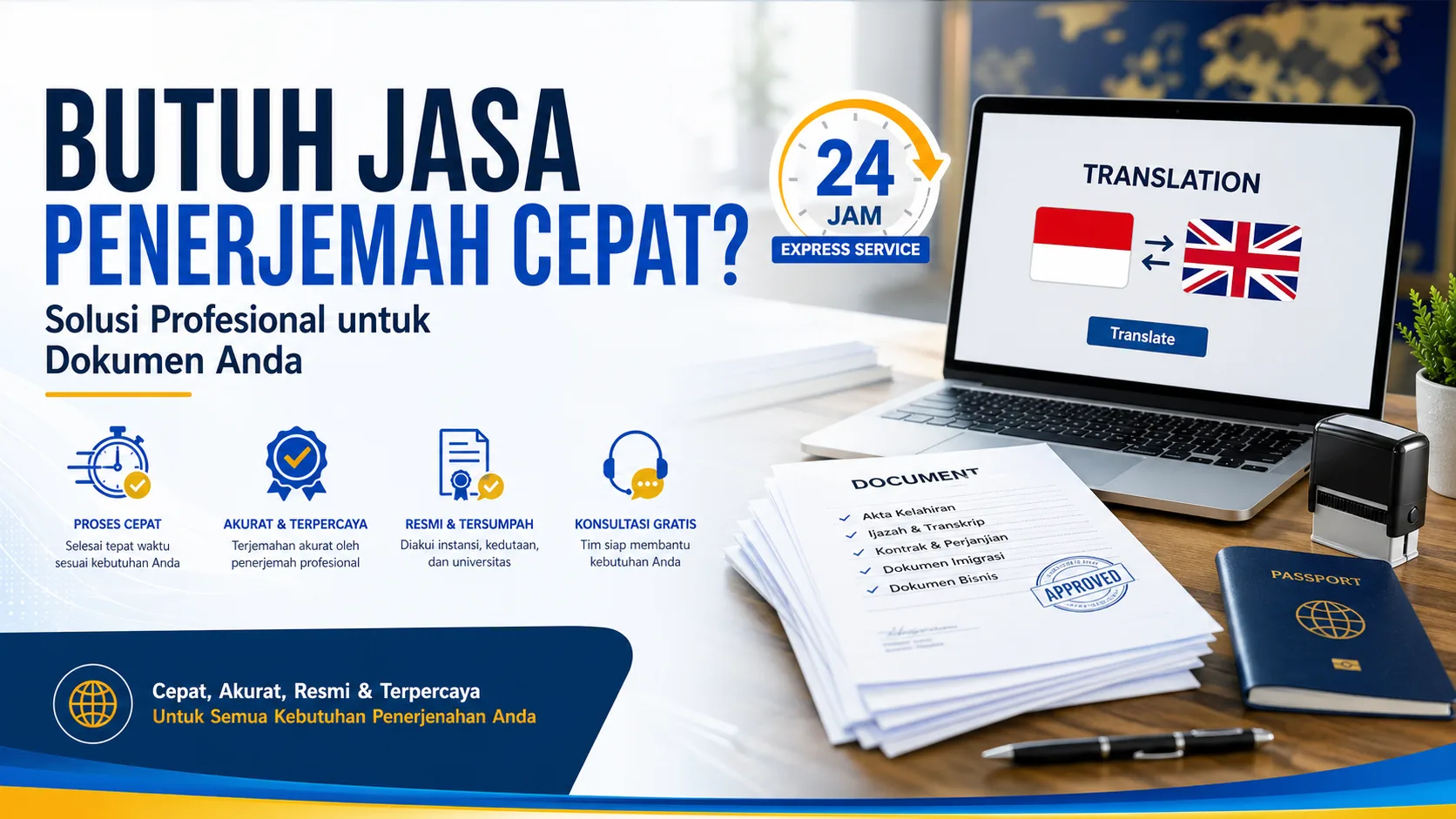 Butuh jasa penerjemah cepat
