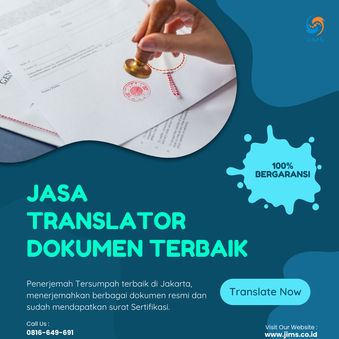 Jasa Translator Dokumen