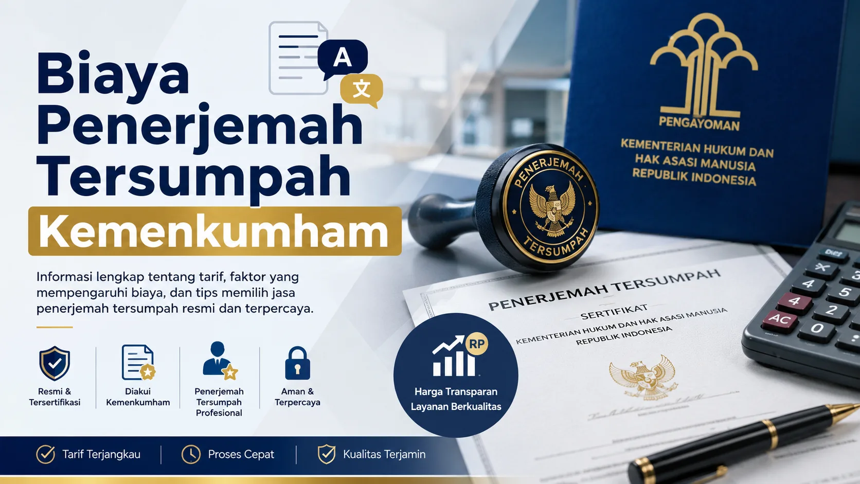 Biaya Penerjemah Tersumpah Kemenkumham