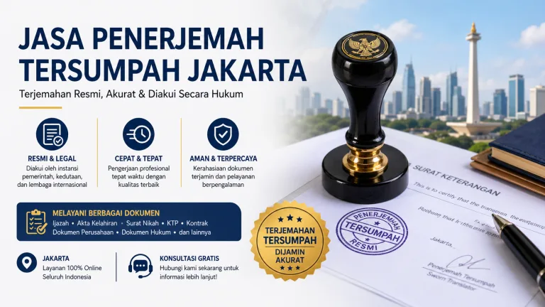 Jasa Penerjemah Tersumpah Jakarta