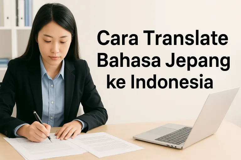 Cara Translate Bahasa Jepang ke Indonesia