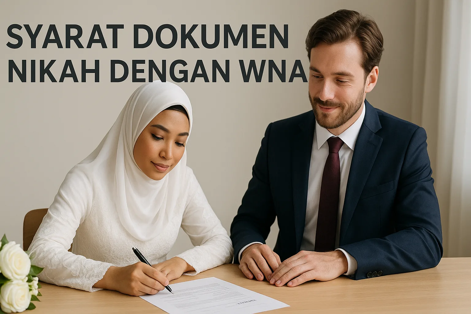 syarat dokumen nikah dengan wna