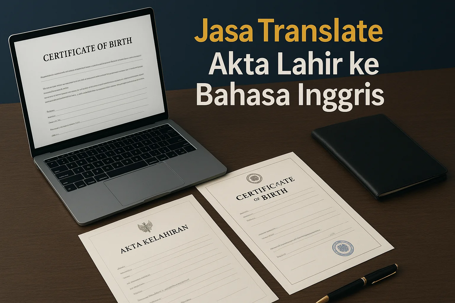 Jasa Translate Akta Lahir ke bahasa Inggris