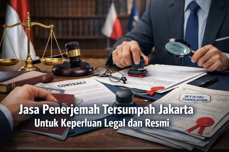 Jasa Penerjemah Tersumpah Jakarta Untuk Keperluan Legal