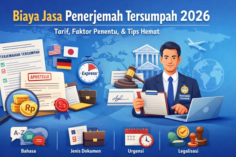 Biaya Jasa Penerjemah Tersumpah 2026
