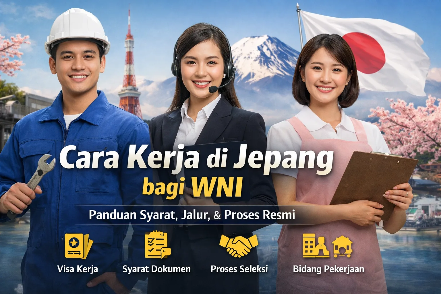 Cara kerja di Jepang bagi WNI