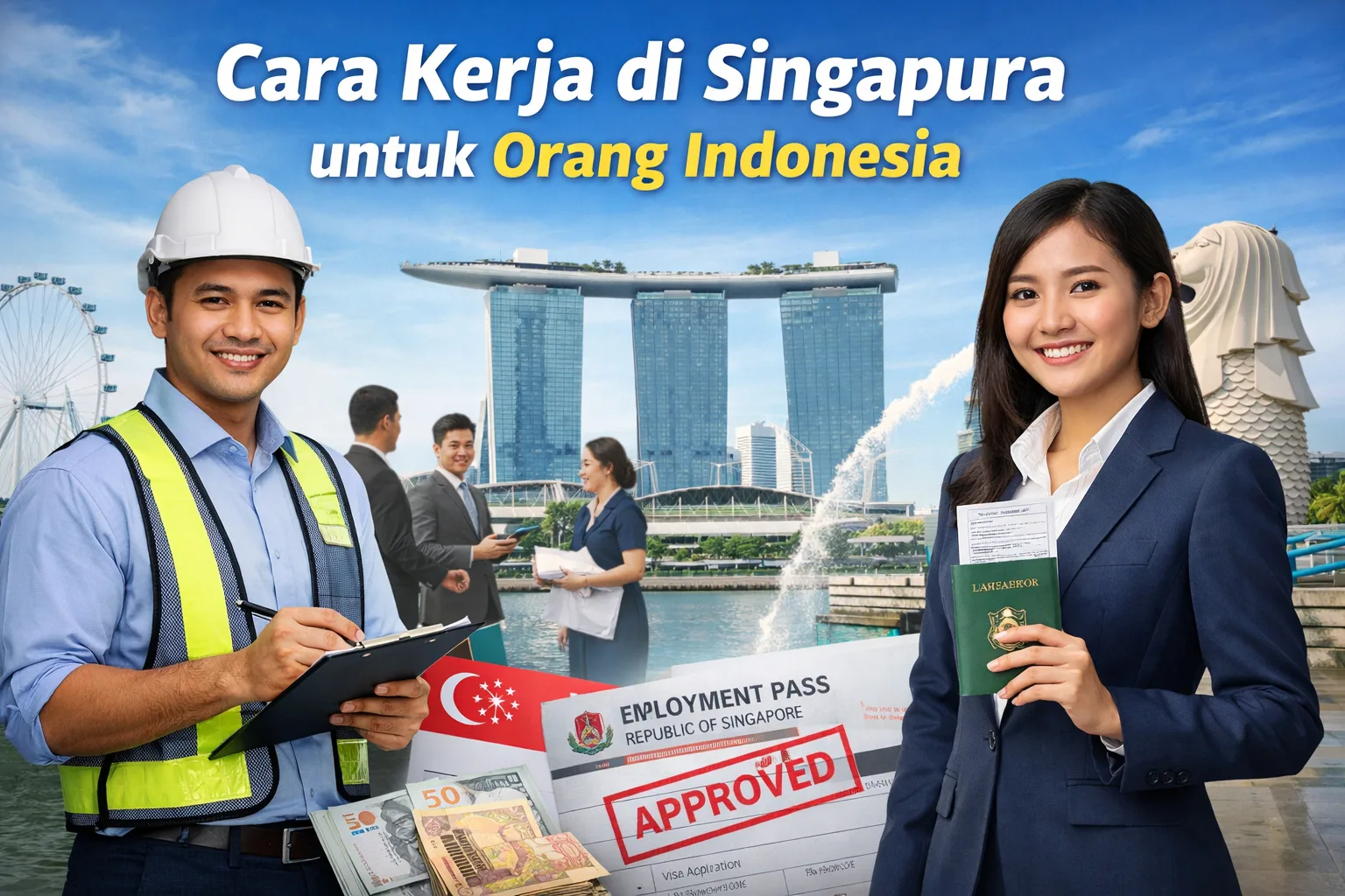 Cara kerja di Singapura untuk orang Indonesia