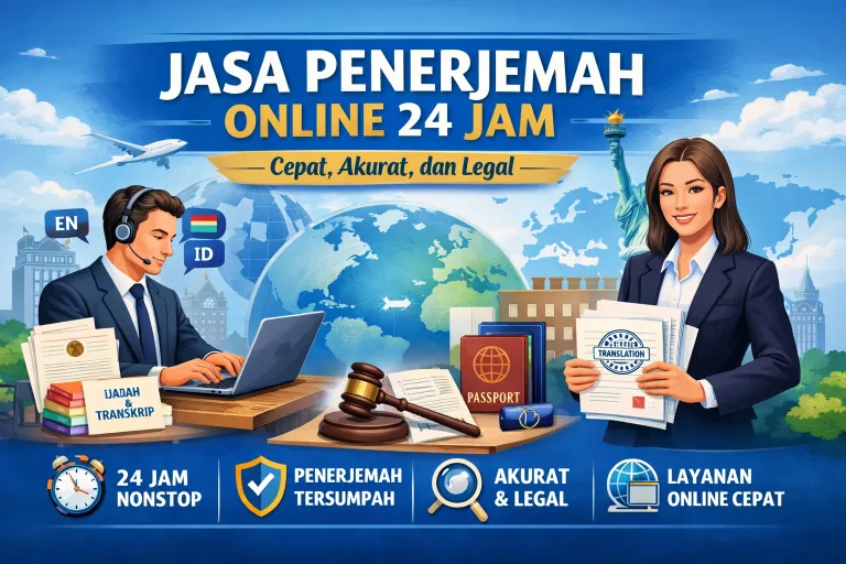 Jasa Penerjemah Online 24 Jam