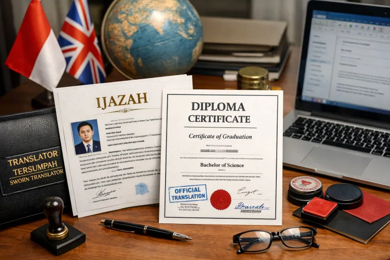 Jasa Translate Ijazah untuk Studi Luar Negeri