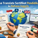 Jasa Translate Sertifikat Pendidikan ke Bahasa Inggris