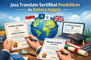 Jasa Translate Sertifikat Pendidikan ke Bahasa Inggris