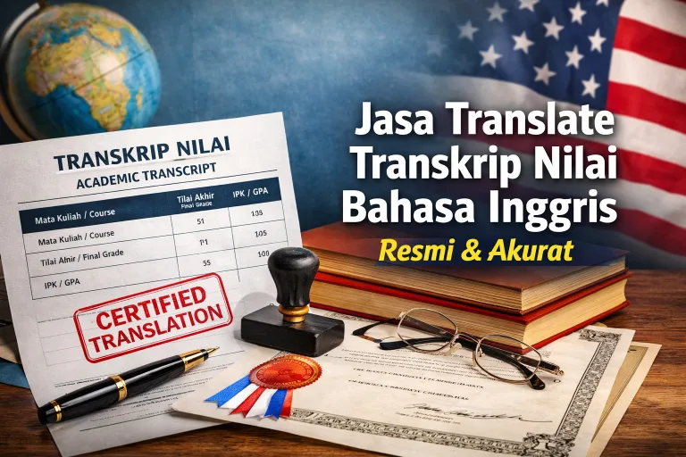 Jasa Translate Transkrip Nilai Bahasa Inggris