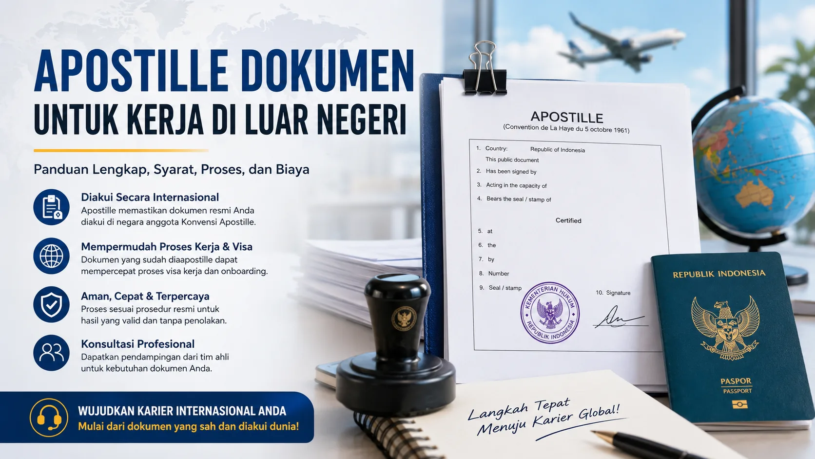 Apostille Dokumen untuk Kerja di Luar Negeri